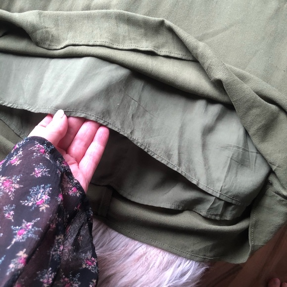 Olive Green midi dress - Picture 9 of 10